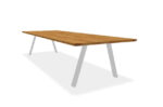 A-bordben - 80 x 40 mm profil - Hvid - bred model - Billede 7