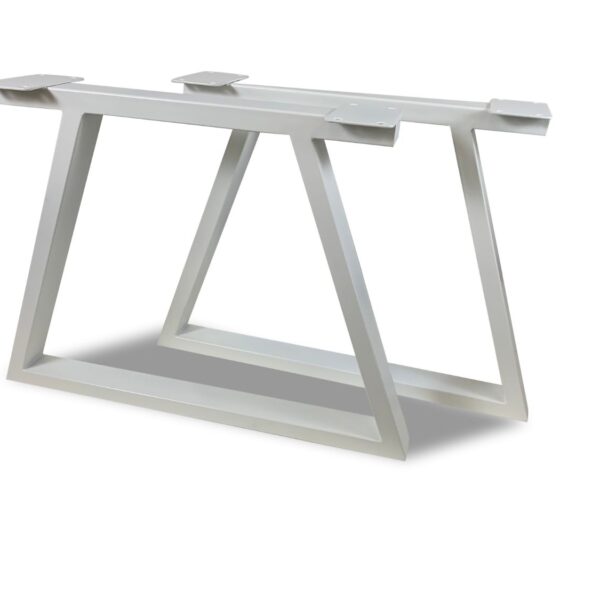 Hvide trapez-bordben