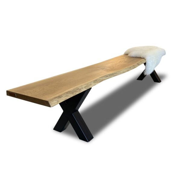 Bænk til plankebord