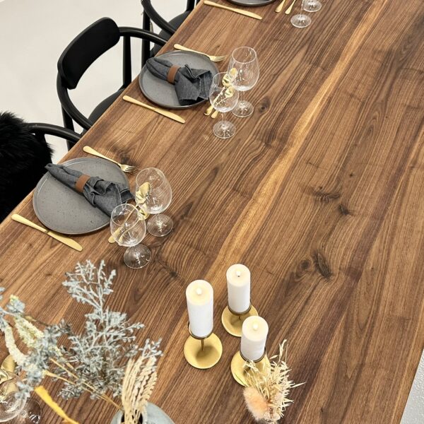 Valnød plankebord 270 cm
