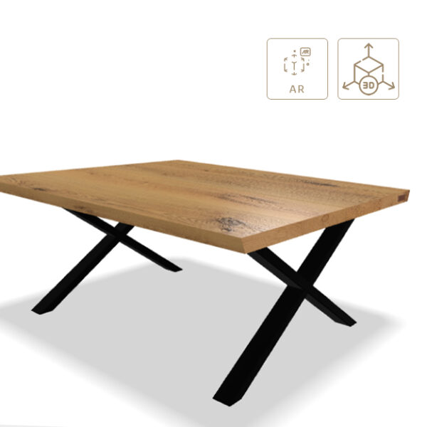 Design rektangulær sofabord