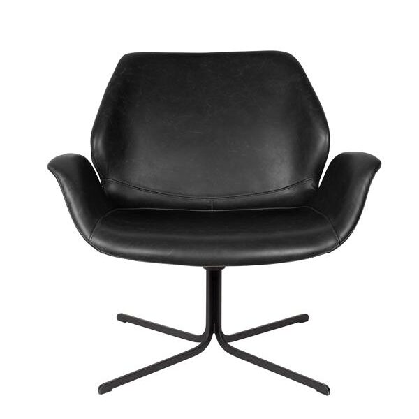 Sort lænestole med drejefunktion