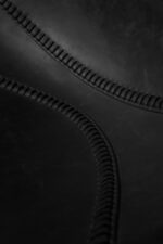 Sort læder spisebordsstol